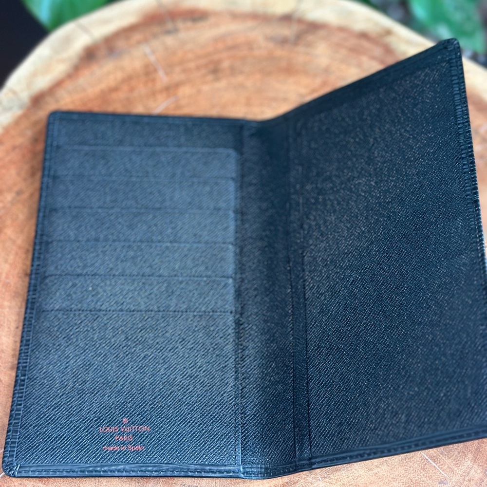 Louis Vuitton Epi Passport Holder / Long Continental Wallet Black CA1002 - Picture 11 of 12